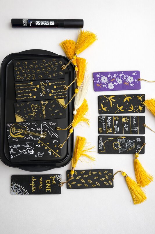 Handpainted Bookmarks