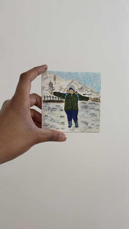 Snow Mountain Portrait