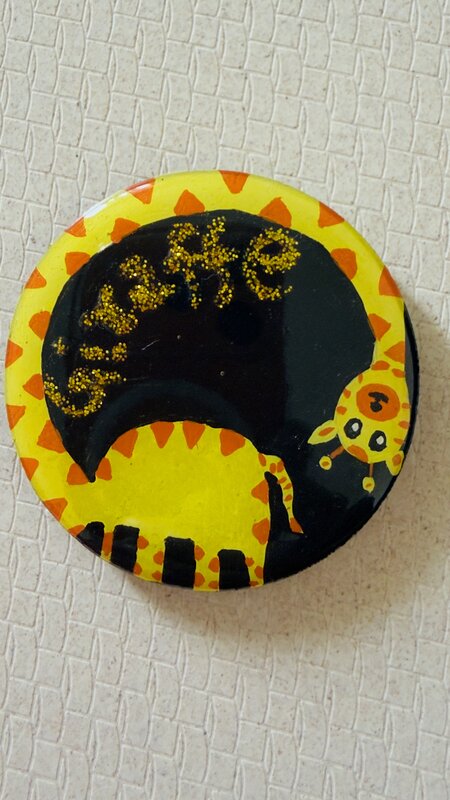 Glitter Giraffe Magnet