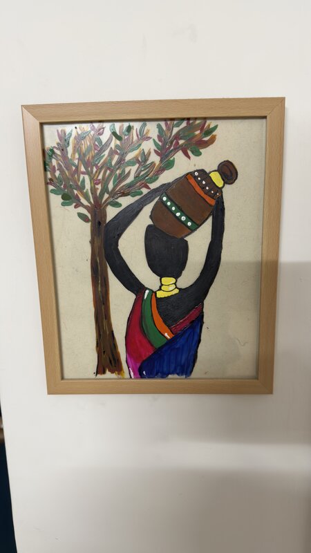Tribal Woman Framed Art