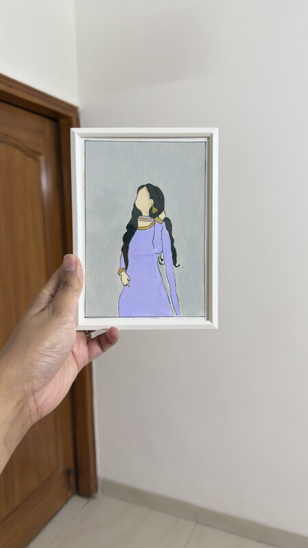 Lavender Girl Canvas