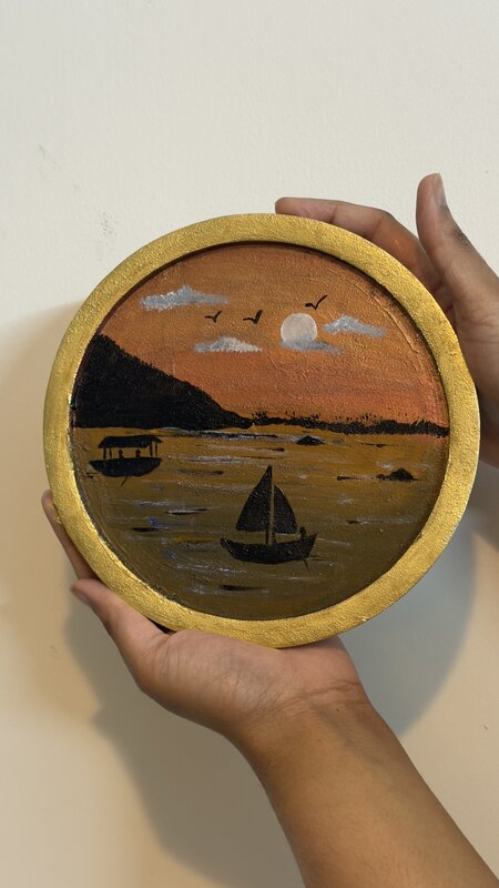 Golden Sunset Seascape